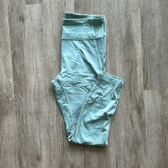 Allbirds Light Sage Green Natural Leggings Size Large Athletic - Picture 1 of 7
